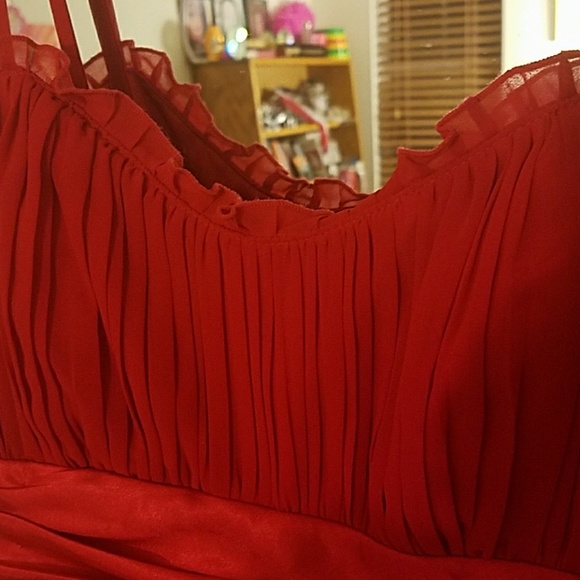 Short Red Coctail Dress - Picture 3 of 4